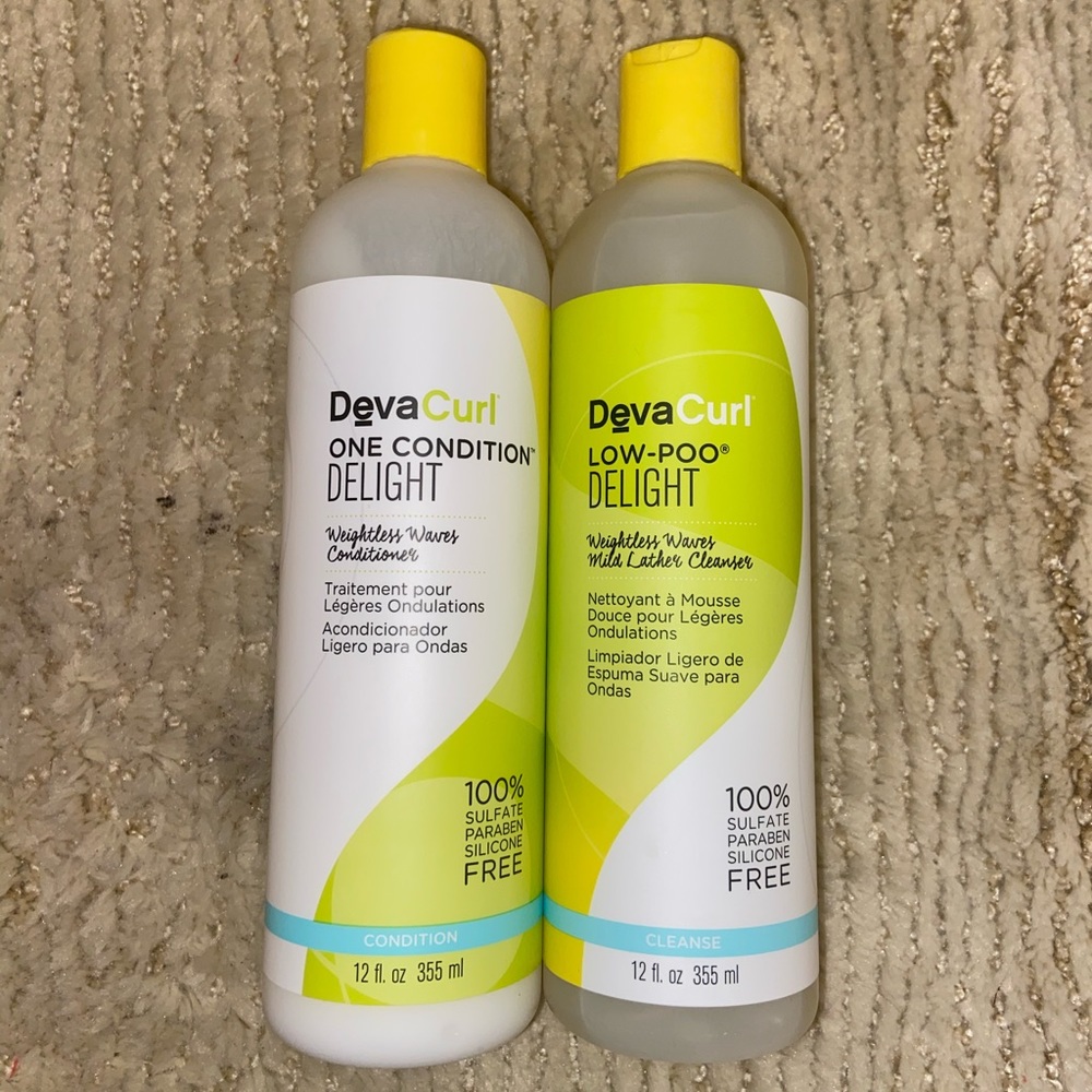 Devacurl delight shampoo & conditioner